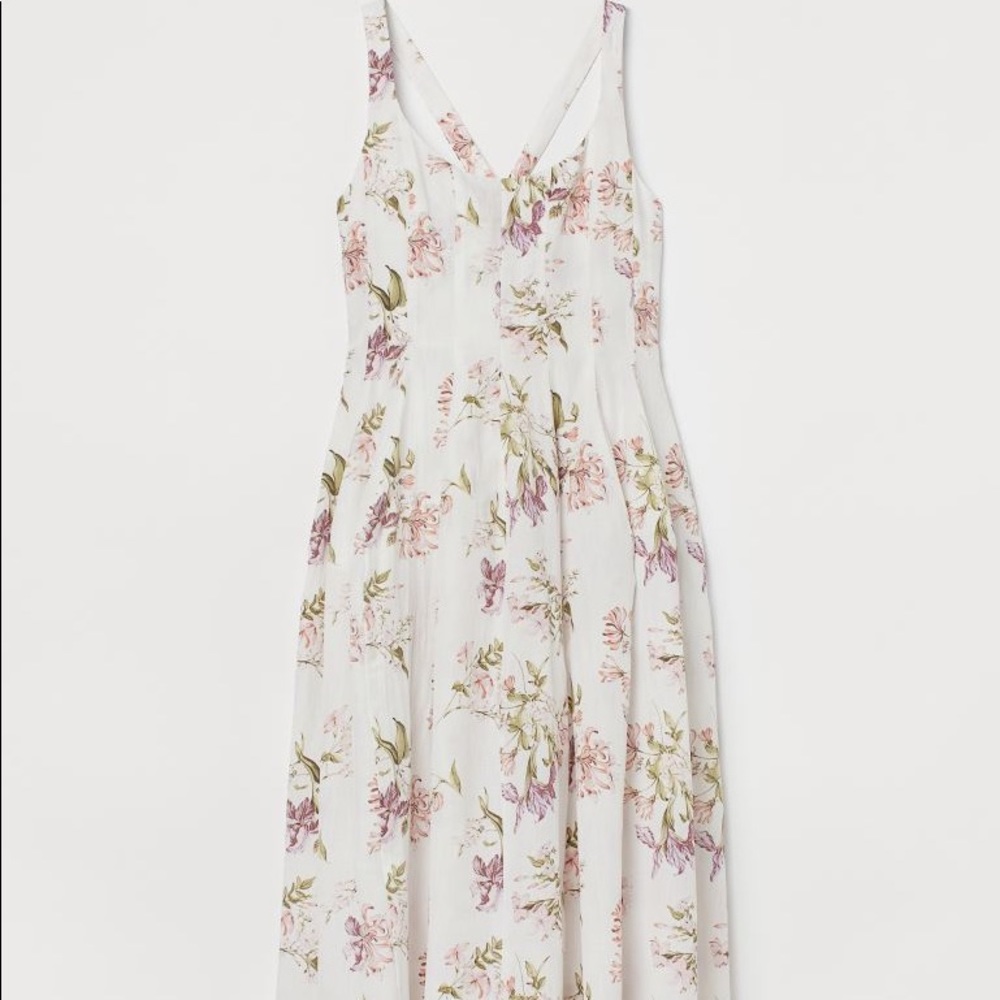 Brock x H&M collection long floral dress in XS